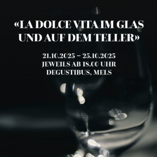 LA DOLCE VITA IM GLAS UND AUF DEM TELLER